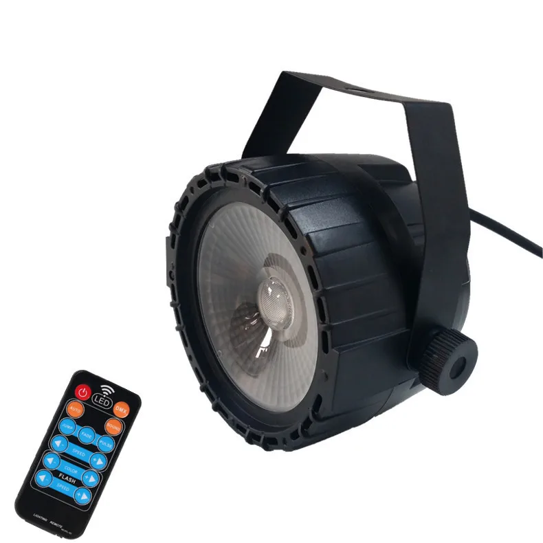 LED Par Lights with Super Bright 30W COB RGB Tricolors Can by Remote DMX Control for Stage Lighting Church Wedding DJ Ligh | Лампы и