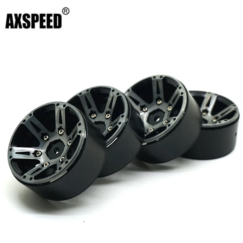 Бесплатная доставка 1 шт. 9 дюйма beadlock колеса для 1/10 Rc автомобиля осевой SCX10 90046 D90