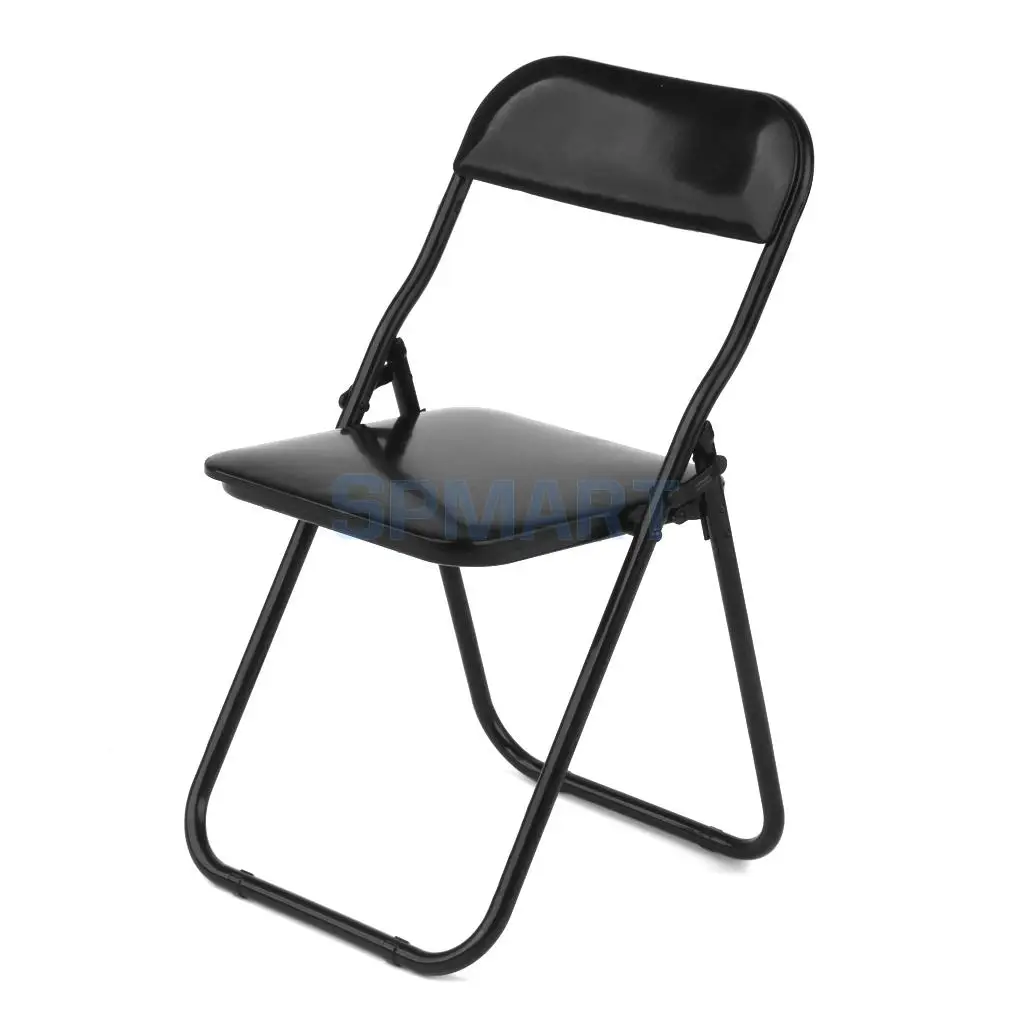 MagiDeal Folding Chair for 1/6 Hot Toys 12'' Soldiers Action Figure Dolls Acc Dollhouse Garden Furniture Decor Model Toy 3Colors