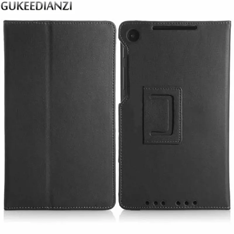 

GUKEEDIANZI Solid Leather Stand Flip Protective Skin Case Cover For ASUS Google Nexus 7 ii 2nd 2 Gen 2013 FHD 7.0 Inch Tablet