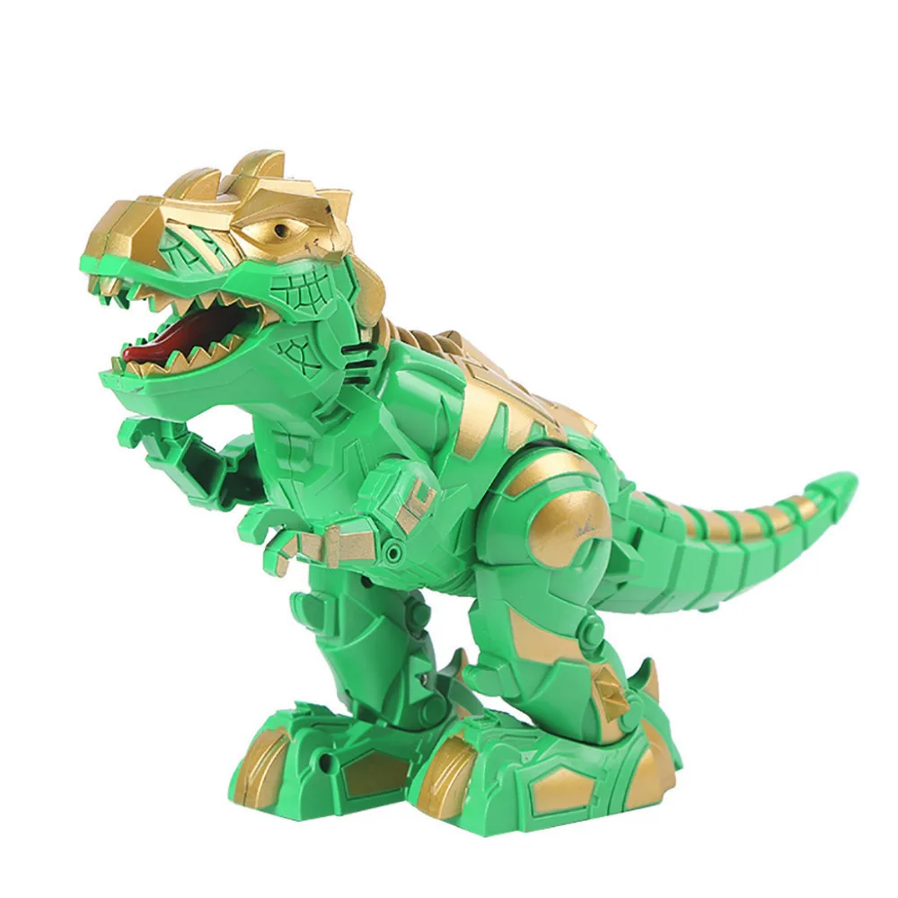 Робот-игрушка Умный интеллектуальный интерактивный детский интерактивный шагающий динозавр светящаяся и музыкальная детская обучающая