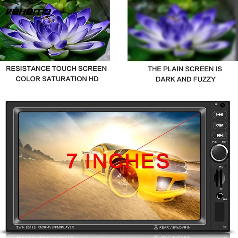 

Vehemo Touch Screen Car MP5 MP5 Player FM Radio Premium