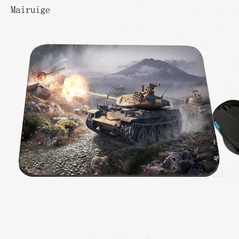 Mairuige коврики для мыши World of tanks CSGO 22x18 резиновая поддержка DIY прочная нескользящая