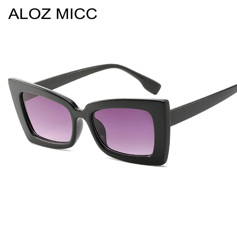 Женские квадратные солнцезащитные очки ALOZ MICC винтажные дизайнерские ретро от