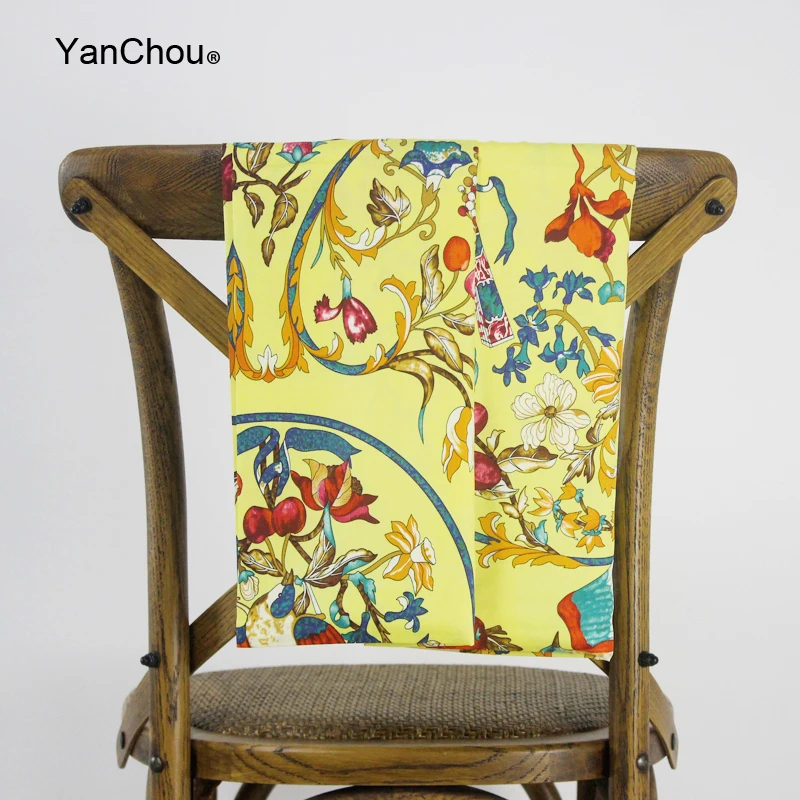 

Large Square Silk Twill Scarf Women Luxury Brand Big Shawl Echarpe Vintage Woman Animal Floral Printed Scarves 130*130cm