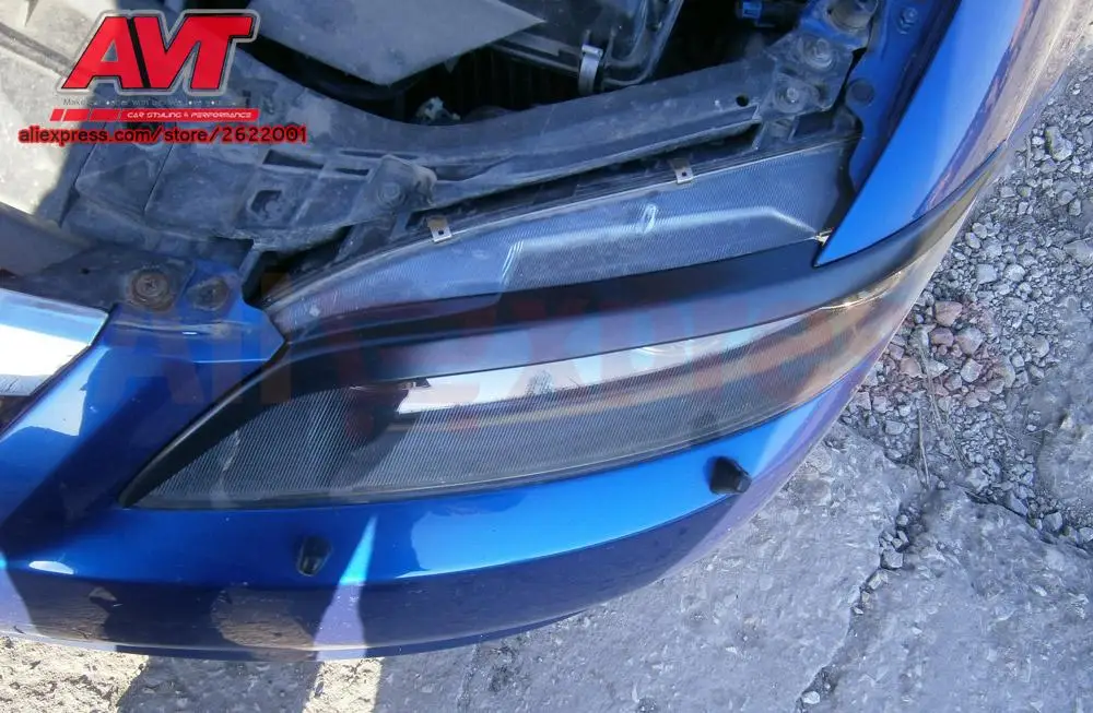 Реснички на фары для Mazda 6 2002-2003-2004-2005-2006-2007-2008 пластик ABS автомобильный Стайлинг украшения брови на передние фары