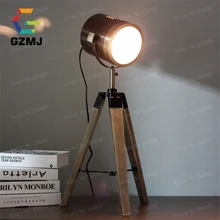 Фон для фотосъемки в современном стиле с держатель металлический оттенок настольные лампы для спальни ночники кантри Винтаж Стиль E27 держатель для чтения настольная лампа