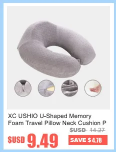 XC USHIO U-Shaped Memory Foam Travel Pillow Neck Cushion Portable Airplane Driving Nap Support Head Rest Health Care Decorative