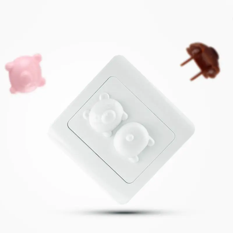 OOTDTY 6pcs Socket Cap Baby Safe Protection Electric Plug Protector Children Anti Shock