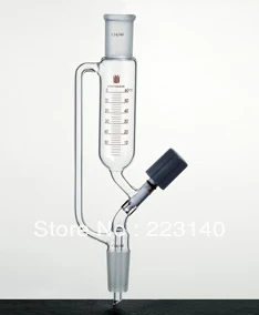 

F644250 Funnel, Pressure equalizing, High vacuum valve, Capacity:250ml, Joints:24/40