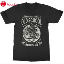 Camiseta para hombre moda vieja escuela Moto Club camiseta Ride Or Die Vintage motocicleta engranaje carrera bicicleta ala cuello redondo sudadera