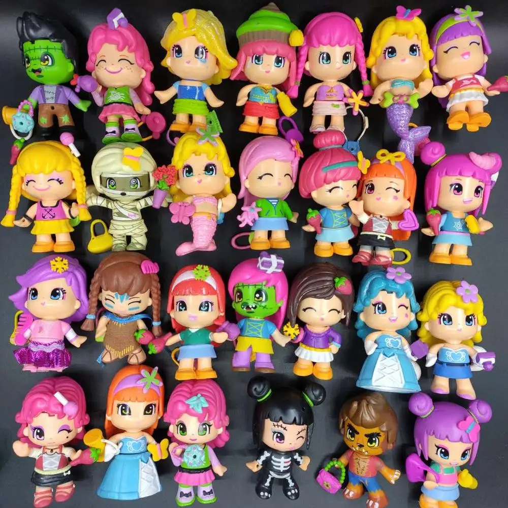 Можно выбрать оригинальные ароматизированные куклы Pinypon, модная Кукла для девочек и мальчиков, игрушки - Цвет: A6-Different 2Pcs