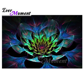 

Ever Moment Diamond Painting Dark Lotus Picture Of Rhinestone 5D DIY Mosaic Full Square Drill Diamond Embroidery Home 3F1566