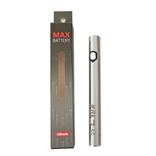 Cigarro eletrônico de Tensão Variável 2.8 v-3.8 v ego Bateria evod Canetas Vape com porta usb Max Embalagem Da Bateria para o óleo Espesso