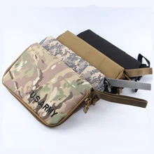 Airsoft Tactical Military Portable Handgun Holster Pistol Carry Bag Pouch Pistol Hand Gun Soft Case 4 Colors