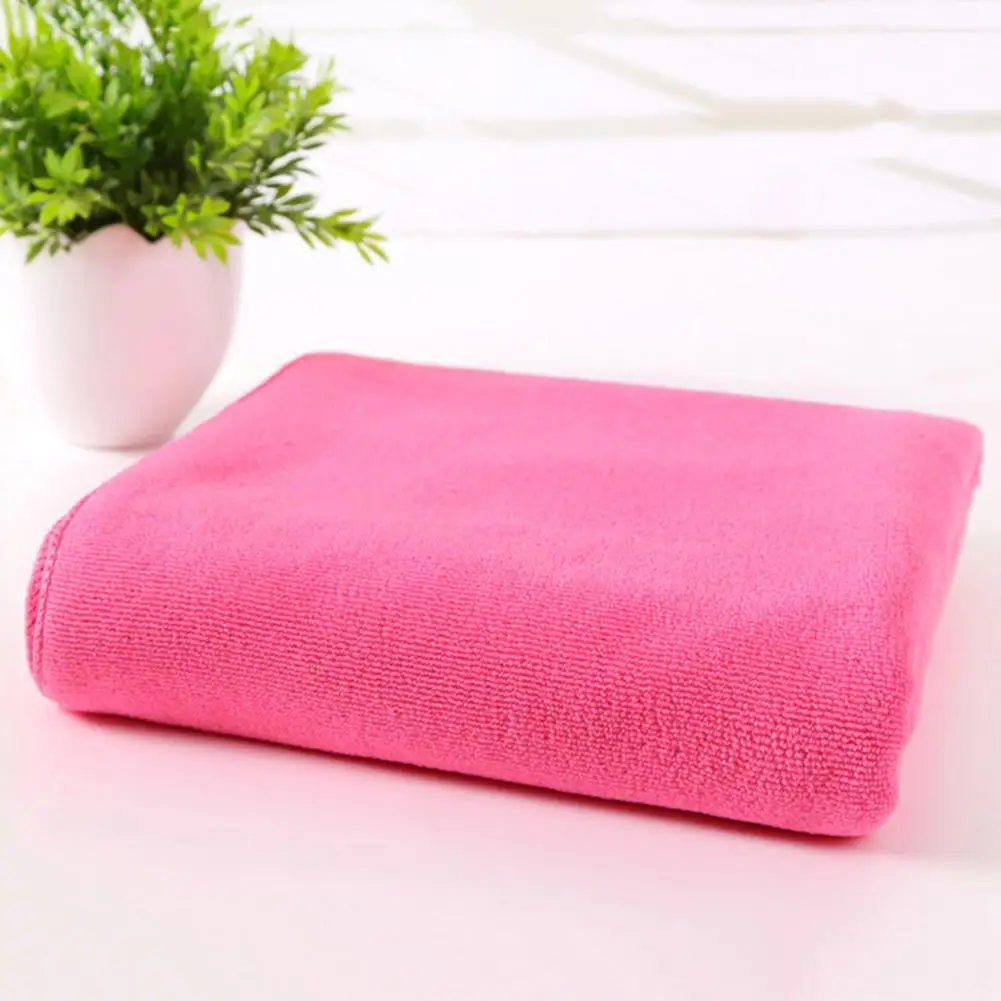 

Ultrathin Absorbent Microfiber Washcloth Pink Beach Towels Swimwear 25*25 cm PJW