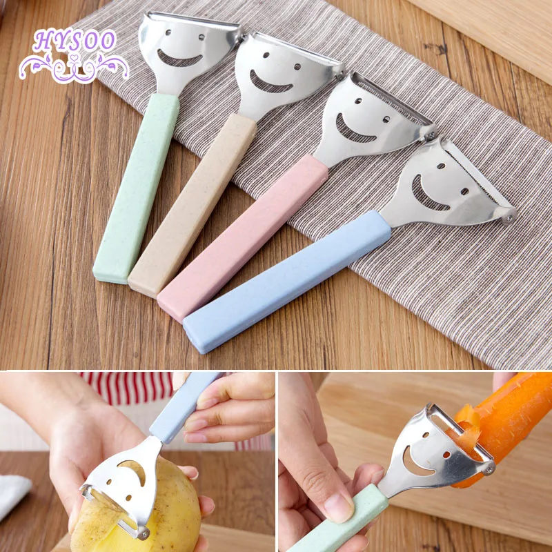 Stainless steel fruit peeling knife Apple peeler kitchen Potato scraping knife Shaving machine