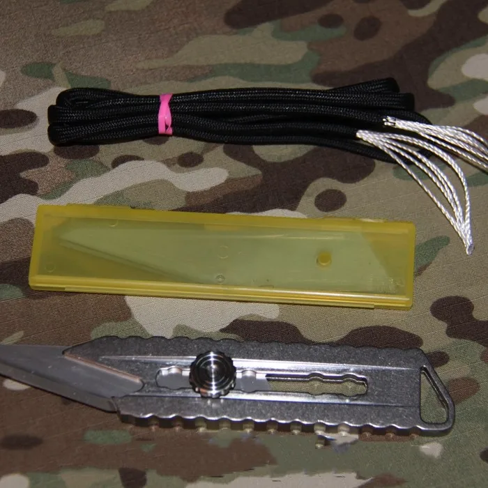 EDC Outdoor Heavy Blade Lightweight Titanium Alloy TC4 Cutting Knife Opener EDC Knife