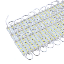 100 шт./лот светодиодный модуль 5050 6 светодиодный DC12V Водонепроницаемый Рекламный дизайн светодиодный модули белый красочные супер яркое освещение