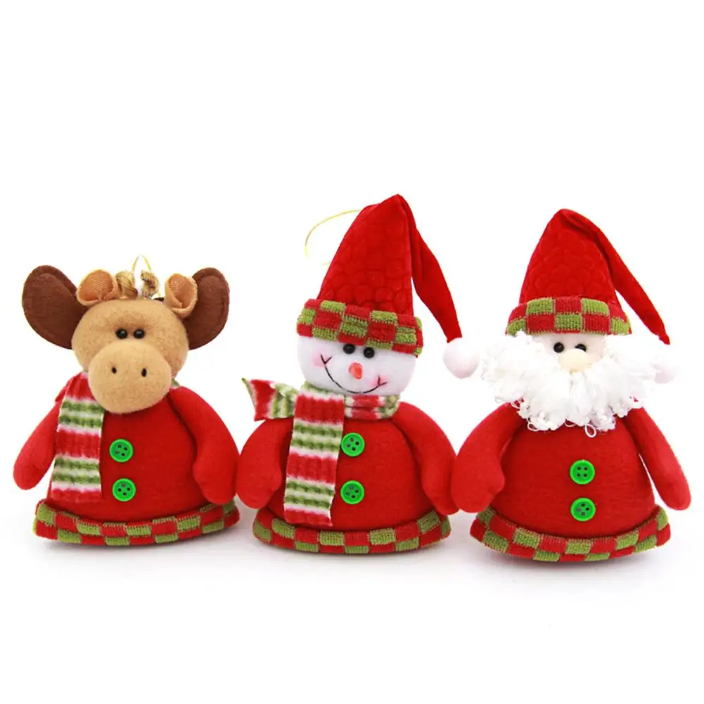Christmas Plush Doll Pendant Wall Hanging Toys Home Festival Christmas
