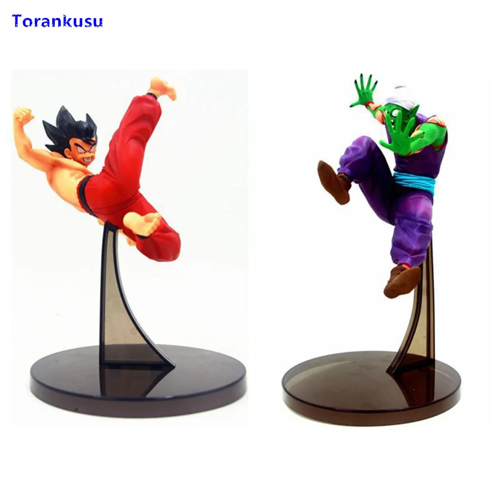 DBZ Dragon ball Z Sculture Match SSJ Son Goku Vs Piccolo Battle Figurine PVC Man Gift For Birthday Action Doll Hot Toys Model XP
