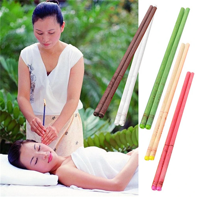 

10pcs/lot Ear Candles Healthy Care Ear Treatment Ear Wax Removal Cleaner Ear Coning Indiana Therapy Fragrance Candling