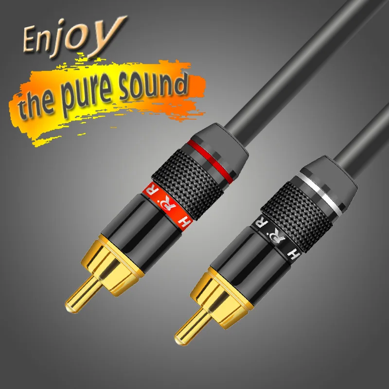 2 шт./1 пара разъём RCA с позолоченным покрытием|connector f|connector rcaconnector 6mm |