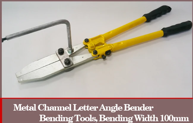 Metal Channel Letter Angle Bender Bending Tools, Bending Width 100mm