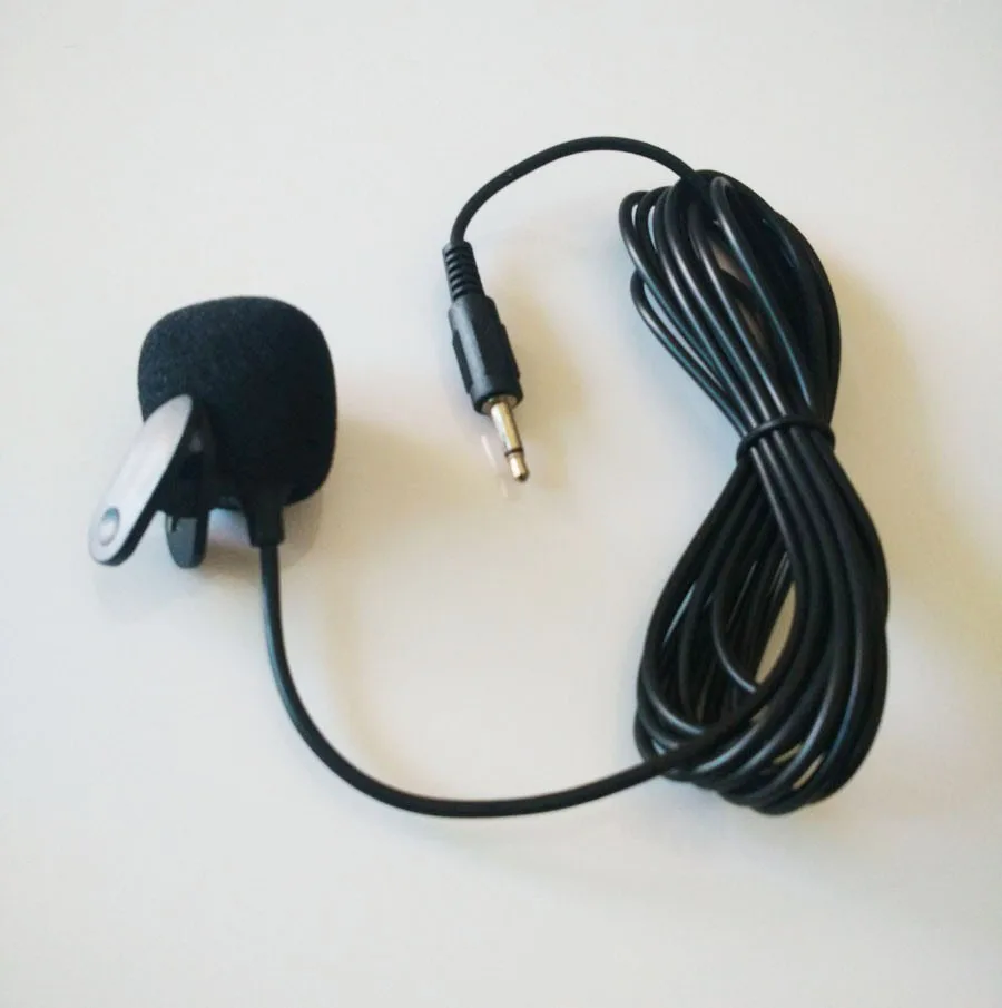 

3.5mm Stereo Mono Car Audio Microphone Pc Mic With 1.5 M Cable Mini Wired External Microphone