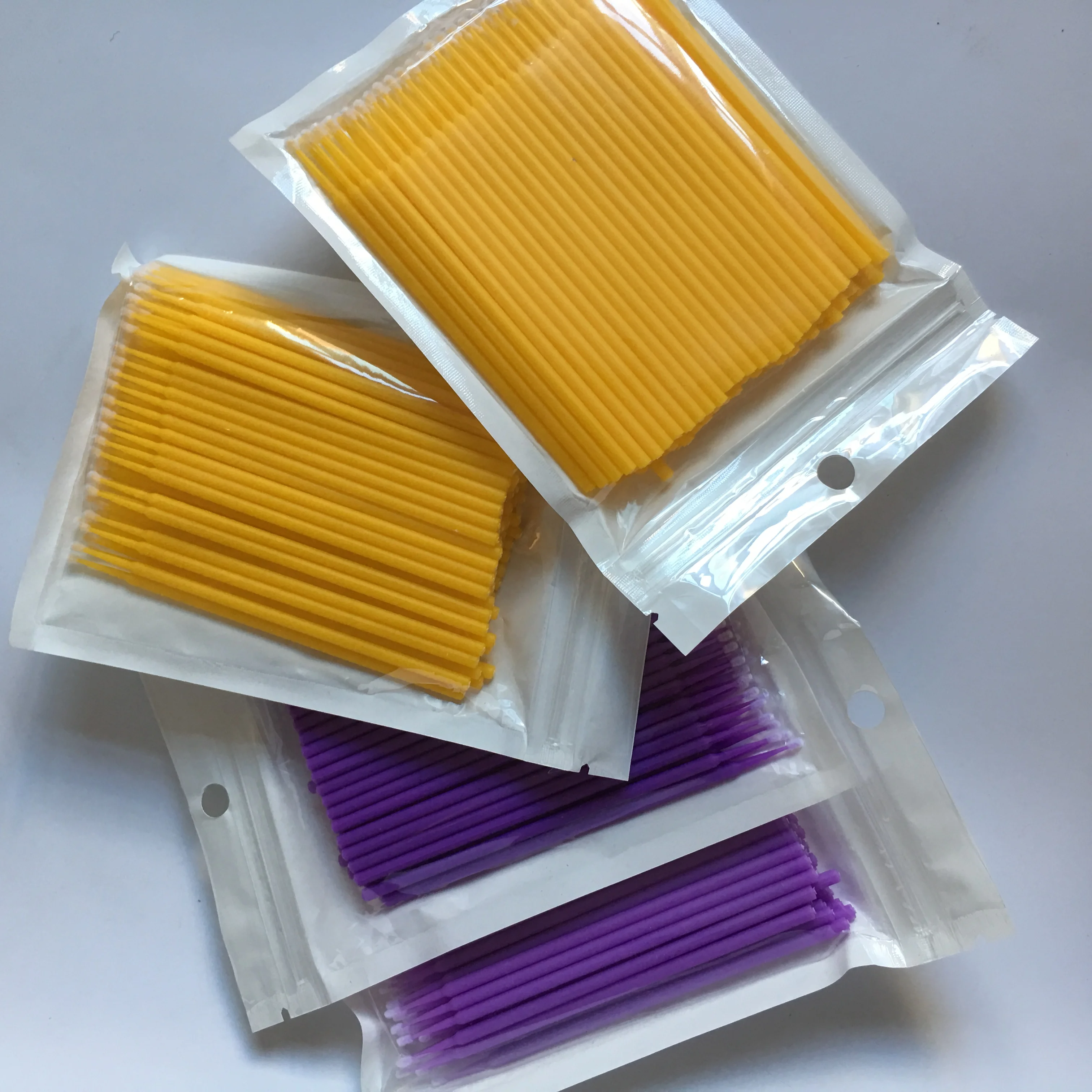 

800 PCS Disposable Micro Brushes for Eyelash Extensions Mascara 8 bags