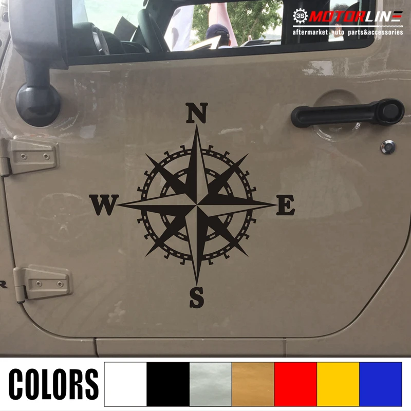 

4X4 compass Off Road Decal Sticker Car Vinyl fit for Jeep Ford Chevy Toyota d