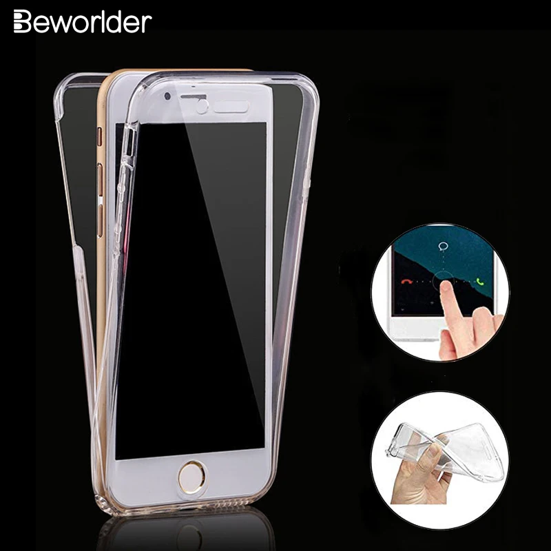 Soft TPU Case For iPhone 5s SE 6 6s 7 8 Plus Silicone Front + Back Full Protect Phone Cover X Xs XR XsMax |