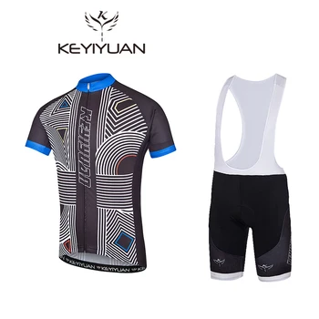 

2018KEYIYUAN new professional team autumn and winter short-sleeved men's cycling bicycle sportswear mountain bike clothing breat