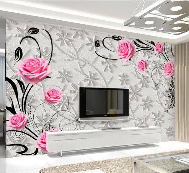 Benutzerdefinierte 3d wallpaper stieg tv hintergrund wand relief ... Benutzerdefinierte 3d wallpaper stieg tv hintergrund wand relief ...