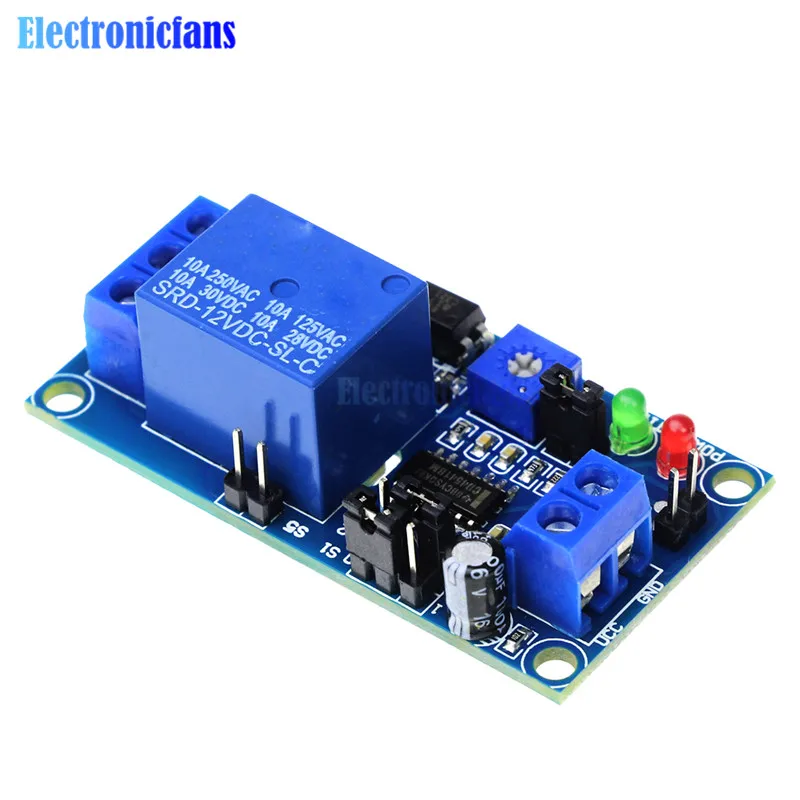 Dc 12v Timer Delay Relay Module Adjustment Potentiometer Turn On