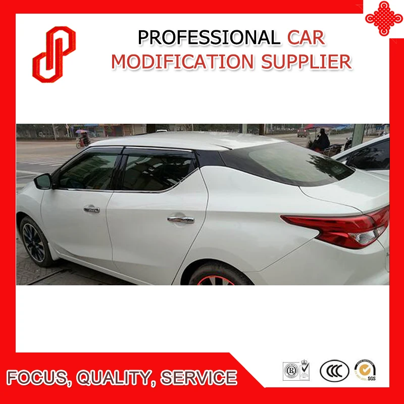 

High Quality Injection molding trim vent shade rain sun wind deflector window visor for Maxima 2016 2017