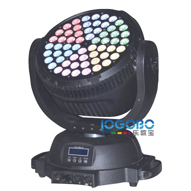 

60x10W Led Moving Head Wash Light RGBW DJ Disco Rotate Beam DMX Sound Professional Music Recording Studio Equipment Party Lights