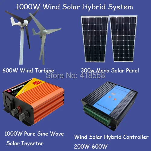 Aliexpress.com : Buy solar panel 1000w/600w wind turbine  Aliexpress.com : Buy solar panel 1000w/600w wind turbine