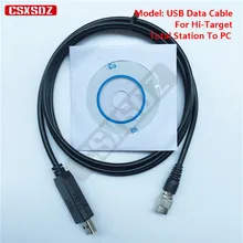 Hi-Target общая станция USB кабель для скачивания данных, Hi-Target общая станция соединение с ПК