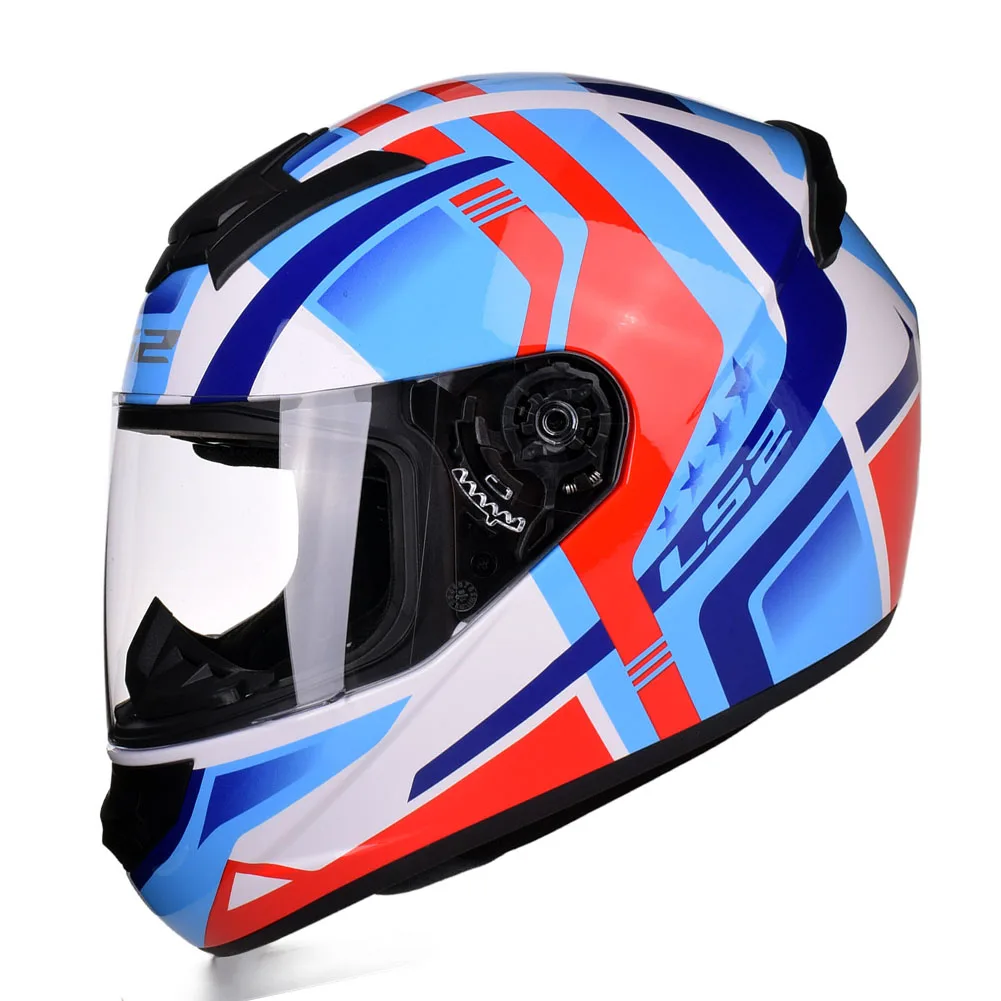 LS2 гоночный мотоциклетный шлем Полнолицевой Capacete Casco Moto шлемы каск руля Caschi для