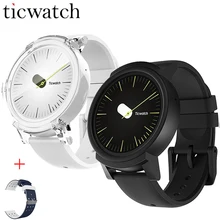 Original Ticwatch E Expres Smart Watch Android Wear OS MT2601 Dual Core Bluetooth 4.1 WIFI GPS Smartwatch Phone + One Free Strap