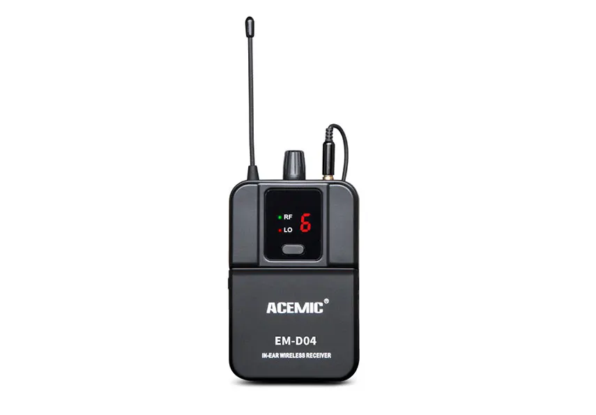 Бесплатная доставка Acemic EM D02 Двухканальный беспроводной в ухо монитор