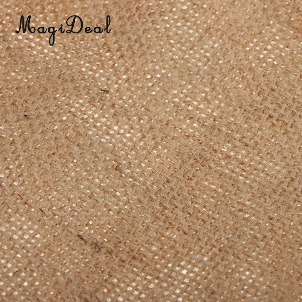 3.5m Rustic Vintage Linen Roll Wide Natural Burlap Roll Ribbon Wedding Christmas Home Decoration DIY Crafts 28 cm Wide