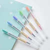 12 pcs/lot Creative 12 couleurs Gel stylo 0.5mm couleur encre stylos marqueur écriture papeterie mode Style école fournitures de bureau cadeau ► Photo 3/5