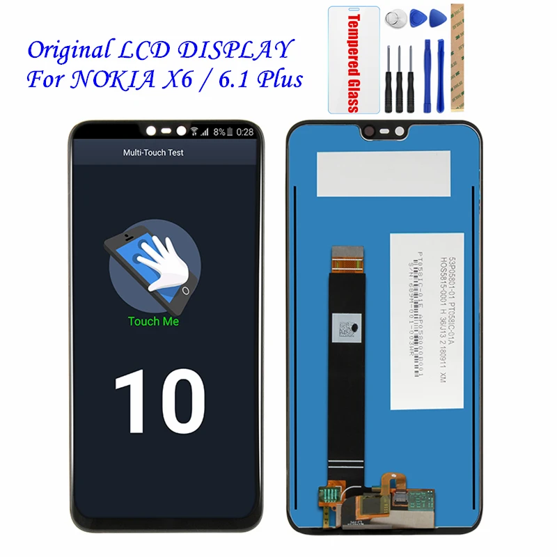 Aliexpress.com : Buy Original For Nokia X6 6.1 Plus LCD