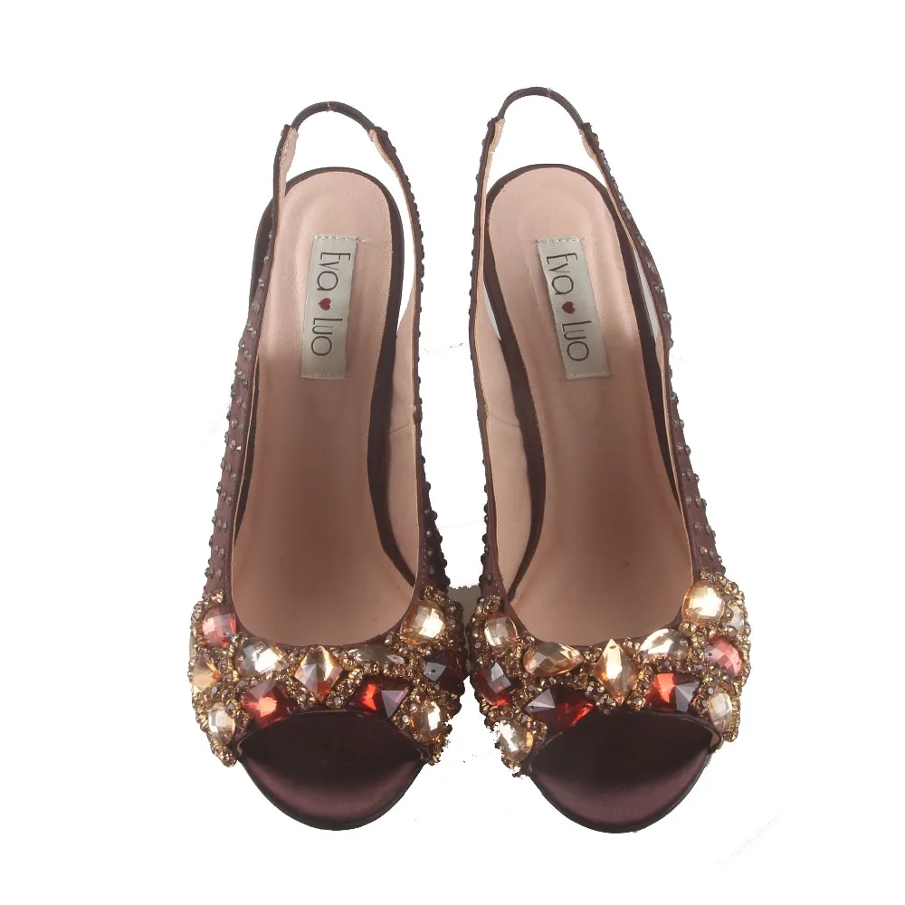 BS851/DHL; комплект из туфель персикового цвета с сумочкой в комплекте; женские туфли с ремешком на пятке; модельные туфли-лодочки; Свадебная обувь для невесты