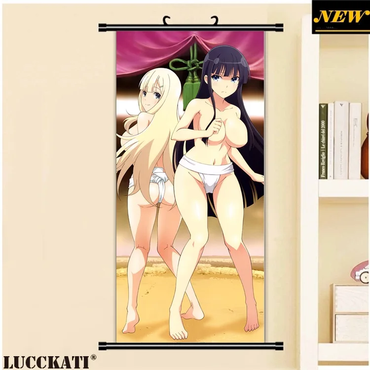 45X95 см Senran Кагура взрыв серии игры loli Сексуальная cameltoe мультфильм аниме стены