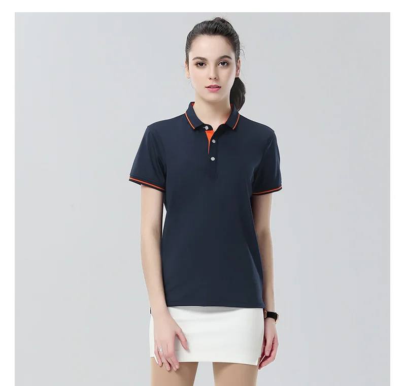 Индивидуальная вышитая Женская/Мужская рубашка поло с собственным текстовым дизайном, индивидуальная Высококачественная форма Поло для работы с логотипом компании