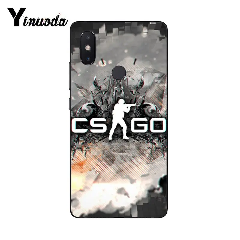Чехол Yinuoda Counter Strike cs go чехол для телефона Xiaomi Mi 6 Mix2 Mix2S Note3 8 8SE Redmi 5 5Plus Note4 4X