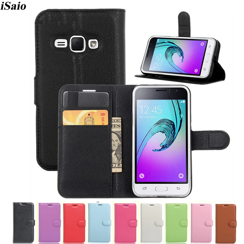 

Flip Wallet Case For Samsung Galaxy J1 2016 J120 J120f SM-J120F DS 4.5 inch Funda Luxury Leather Cover Card Holder Coque Capa